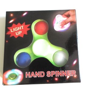 Light Up Hand Spinner Fidget Toy NIB